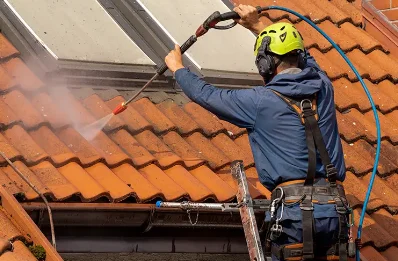 Démoussage et hydrofuge de toiture à Velzic